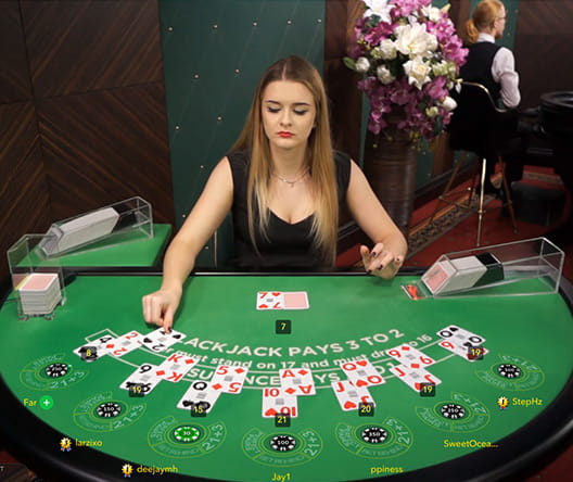 Live Dealer Blackjack Games at LeoVegas